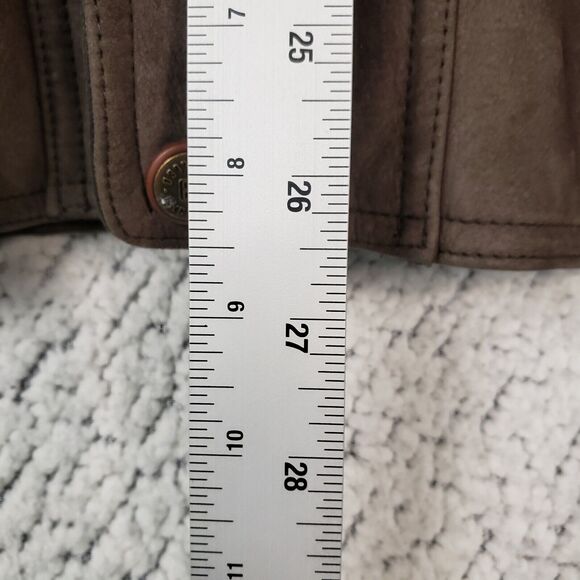 Vtg 100% Soft Leather Jacket Excelled Mens M Heavyweight Diamond Lined 46x26 - Picture 12 of 14